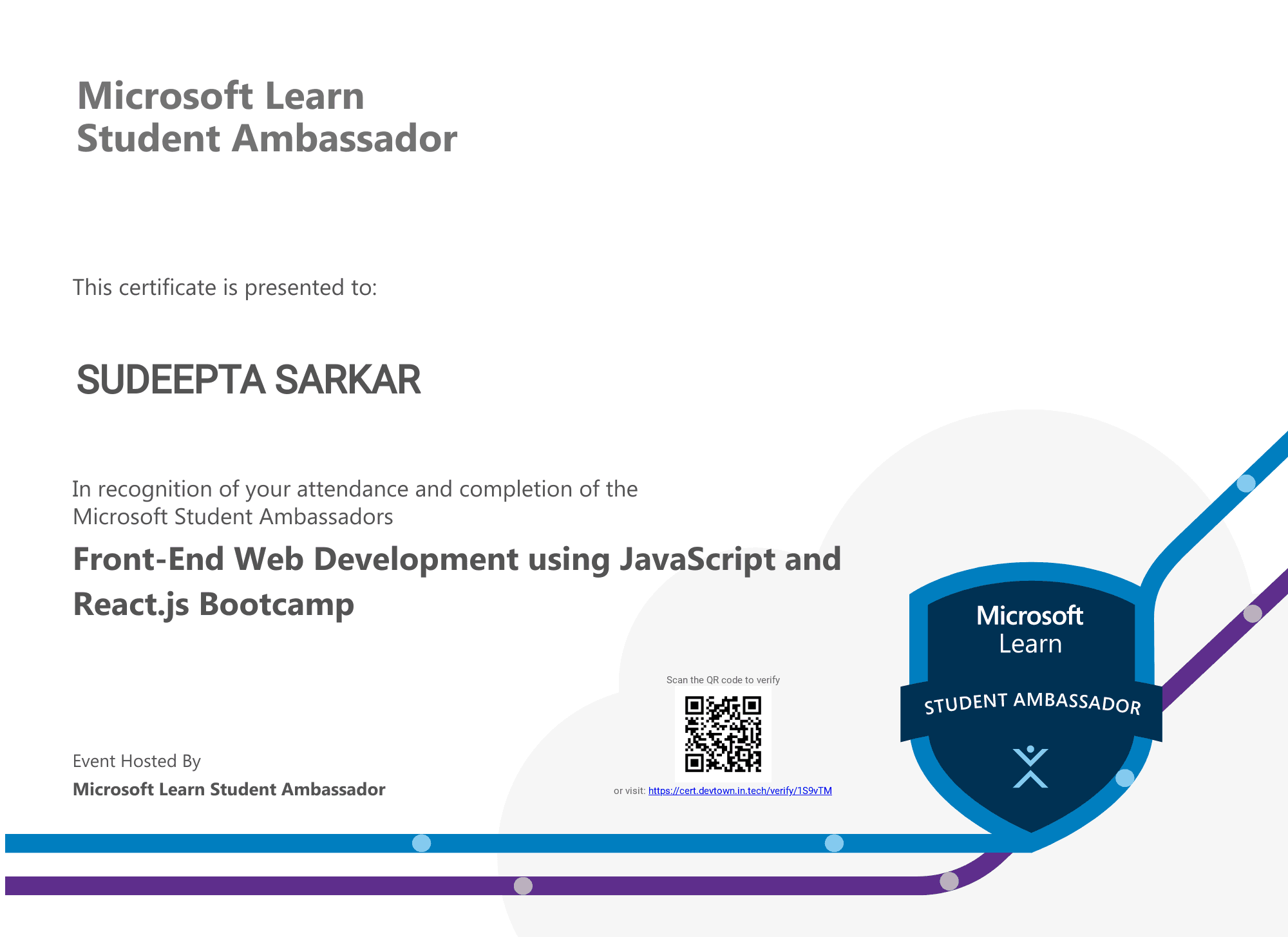 Front-End Web Development using JavaScript and React.js Bootcamp